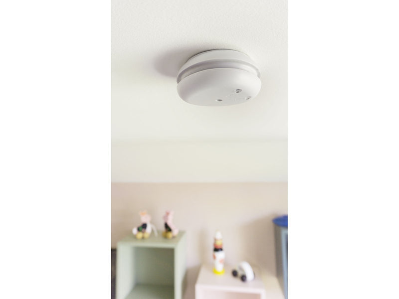 Housegard Pebble Link wireless, series-connected smoke alarm, incl. 10-year battery, 2-pack