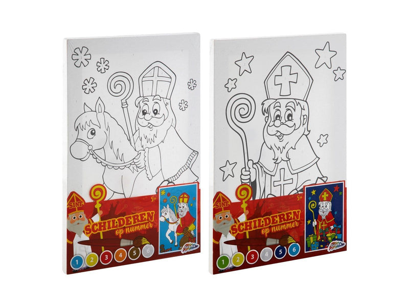 Grafix Sinterklaas Canvas Painting By Numbers