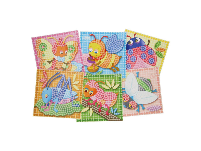 PlayMais Mosaic Cards Decorate Insects
