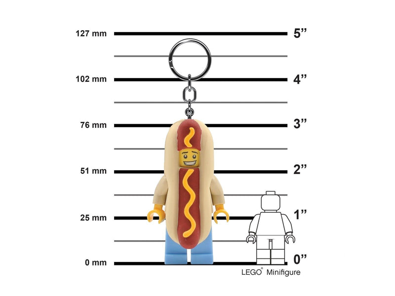 Euromic LEGO Classic HOT DOG MAN Key Light: key chain with