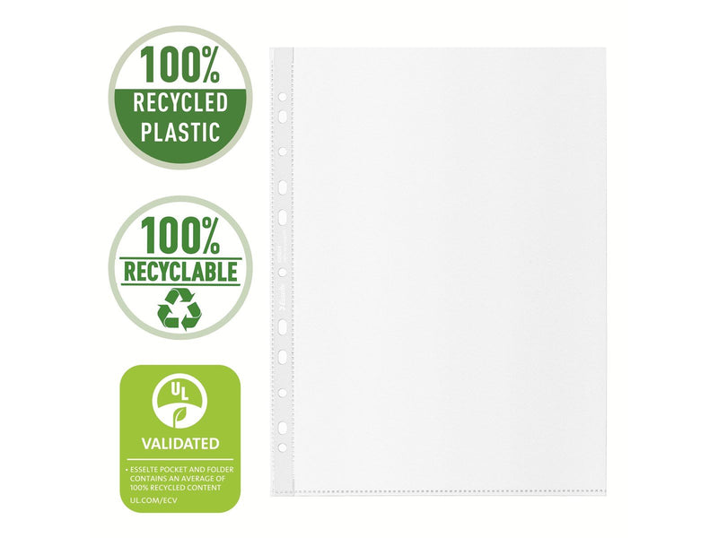 Esselte Prospekthülle 100% recycelt A4