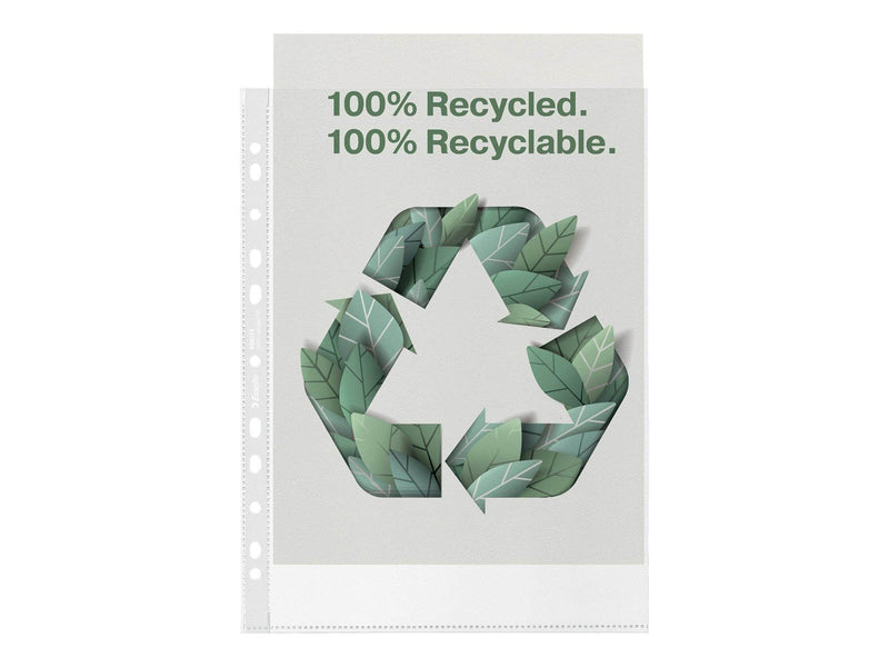 Esselte Prospekthülle 100% recycelt A4
