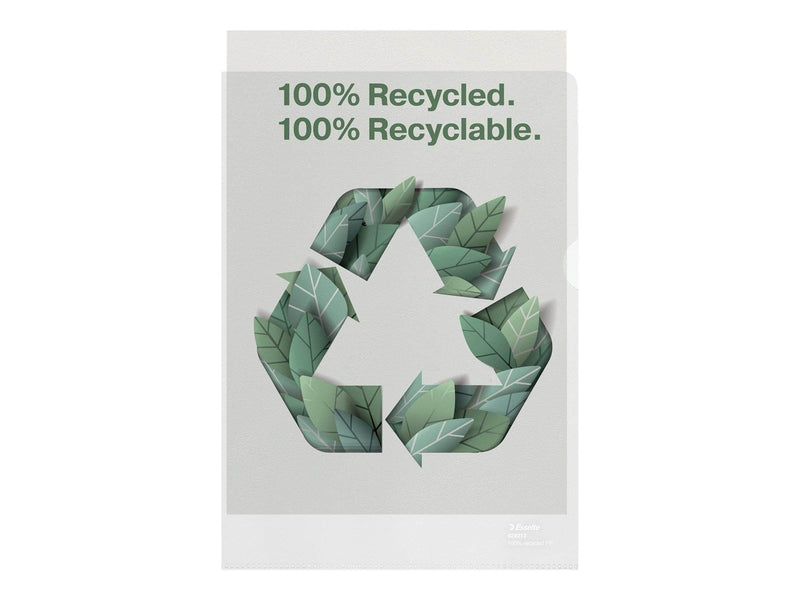 Esselte Sichthülle 100% recycelt A4