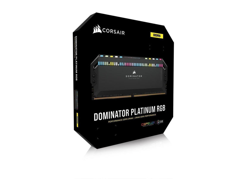 Corsair Dominator DDR5-6800 - 64GB - CL40 - Dual Channel (2 pcs) - Intel XMP - Schwarz mit RGB