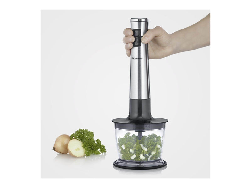 SEVERIN Stabmixer SM 3775 - hand blender - brushed stainless steel/black - 100 W