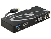 DeLOCK USB 3.0 Adapter zu HDMI / VGA + Gigabit LAN