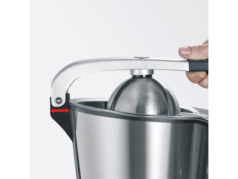 SEVERIN CP 3544 - citrus press - brushed stainless steel/black