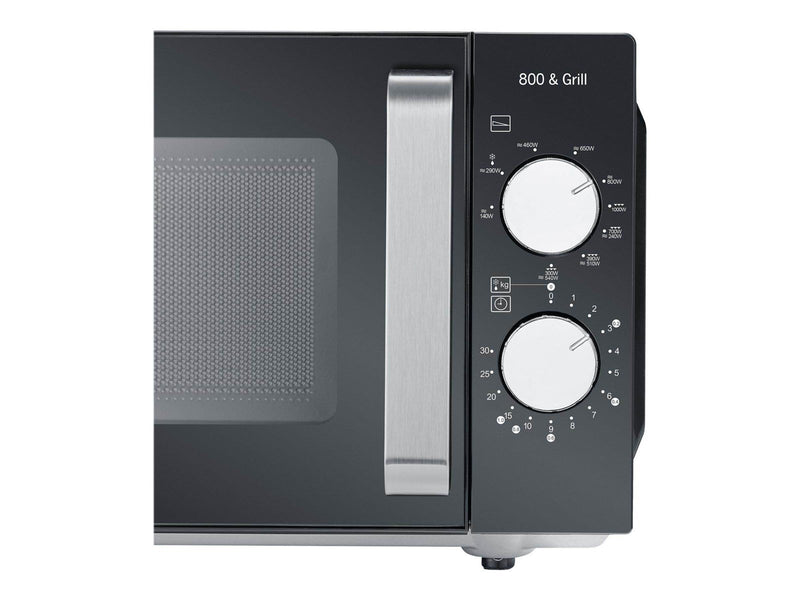 SEVERIN MW 7762 - microwave oven with grill - freestanding - black/stainless steel