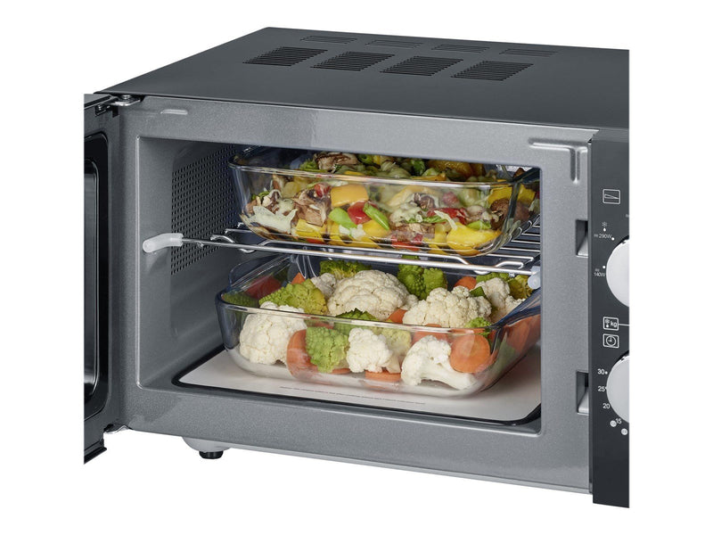 SEVERIN MW 7762 - microwave oven with grill - freestanding - black/stainless steel
