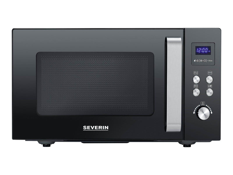 SEVERIN MW 7763 - microwave oven with grill - freestanding - black/stainless steel