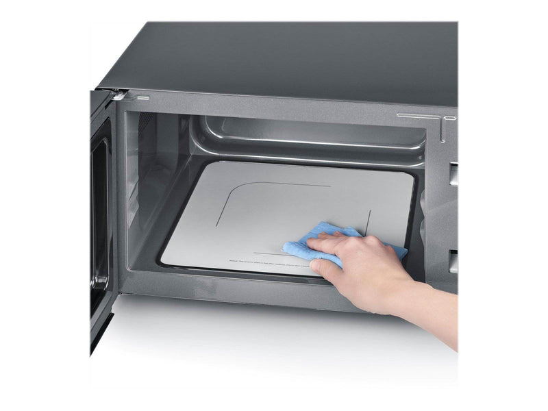SEVERIN MW 7763 - microwave oven with grill - freestanding - black/stainless steel