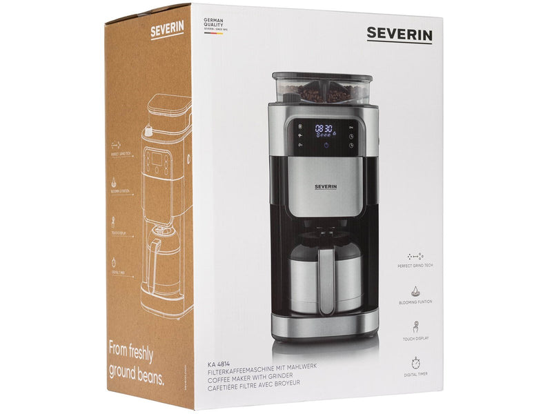 SEVERIN KA 4814 - coffee maker - brushed stainless steel/black
