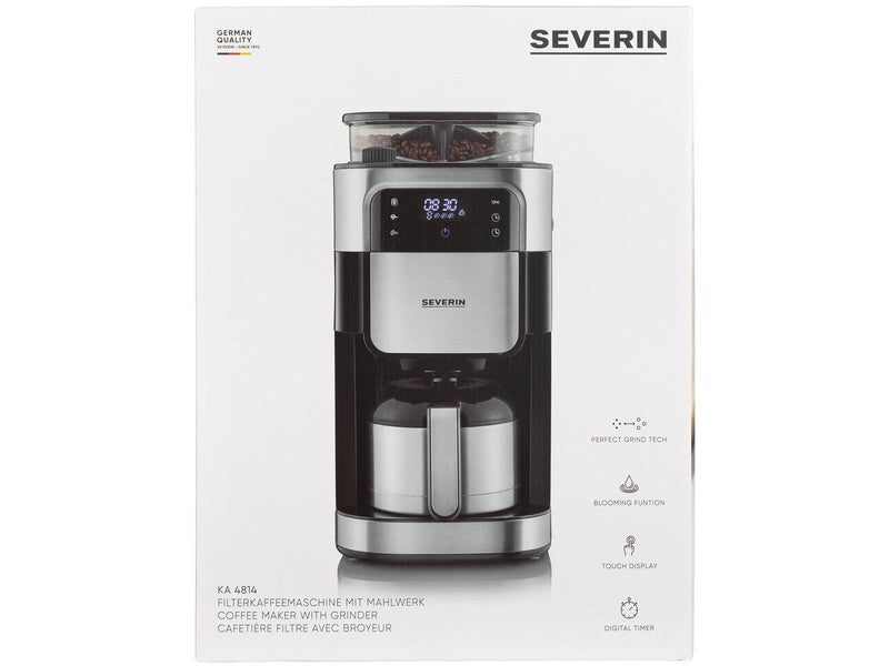 SEVERIN KA 4814 - coffee maker - brushed stainless steel/black