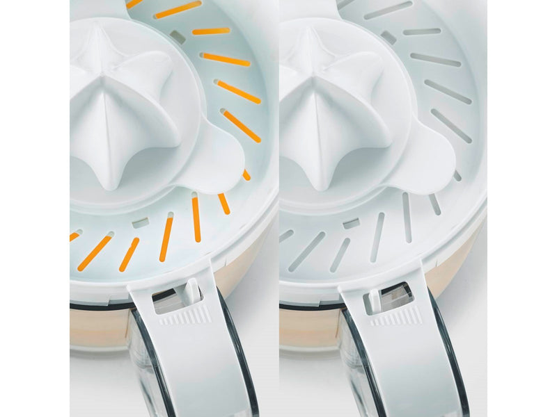 SEVERIN CP 3535 - citrus press - brushed stainless steel/white