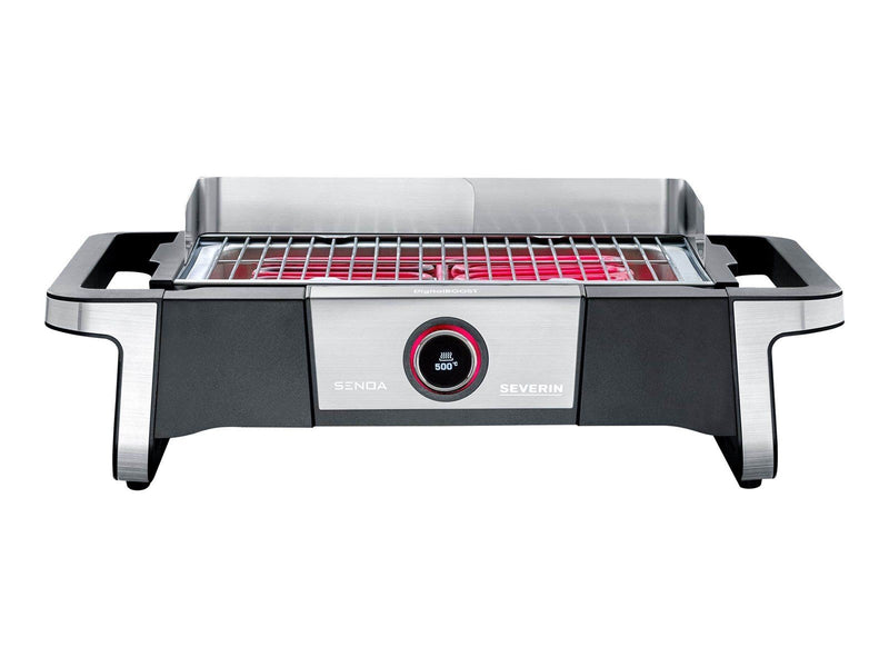 SEVERIN PG 8114 SENOA DigitalBOOST - barbeque grill - black / silver