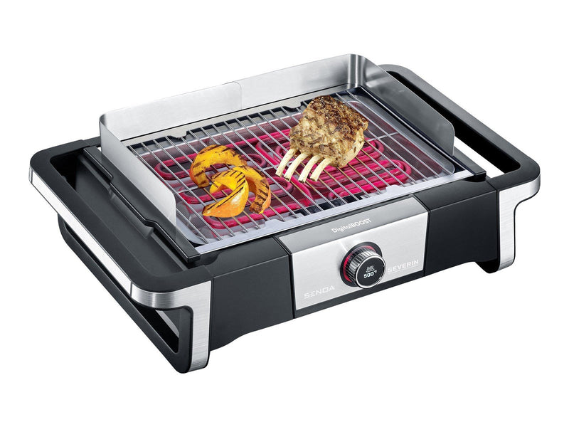 SEVERIN PG 8114 SENOA DigitalBOOST - barbeque grill - black / silver