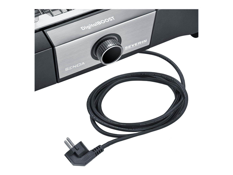SEVERIN PG 8114 SENOA DigitalBOOST - barbeque grill - black / silver