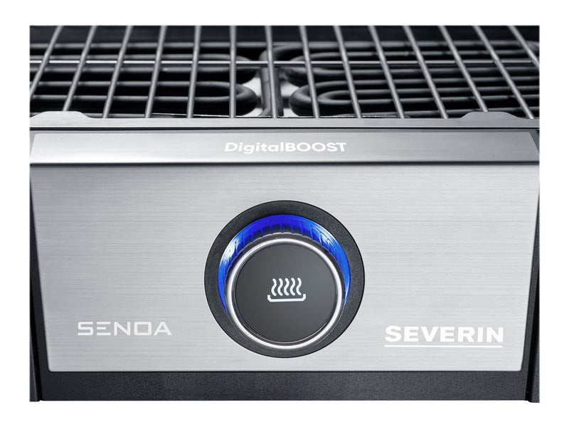 SEVERIN PG 8114 SENOA DigitalBOOST - barbeque grill - black / silver