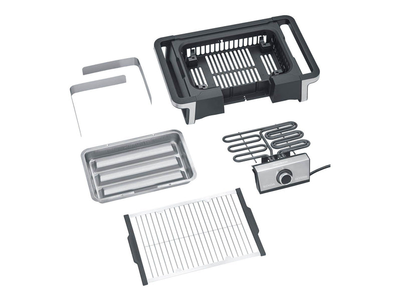 SEVERIN PG 8114 SENOA DigitalBOOST - barbeque grill - black / silver
