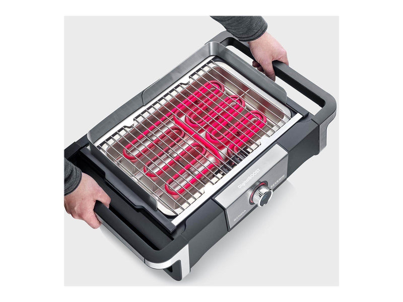 SEVERIN PG 8114 SENOA DigitalBOOST - barbeque grill - black / silver