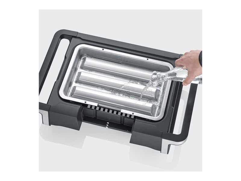 SEVERIN PG 8114 SENOA DigitalBOOST - barbeque grill - black / silver