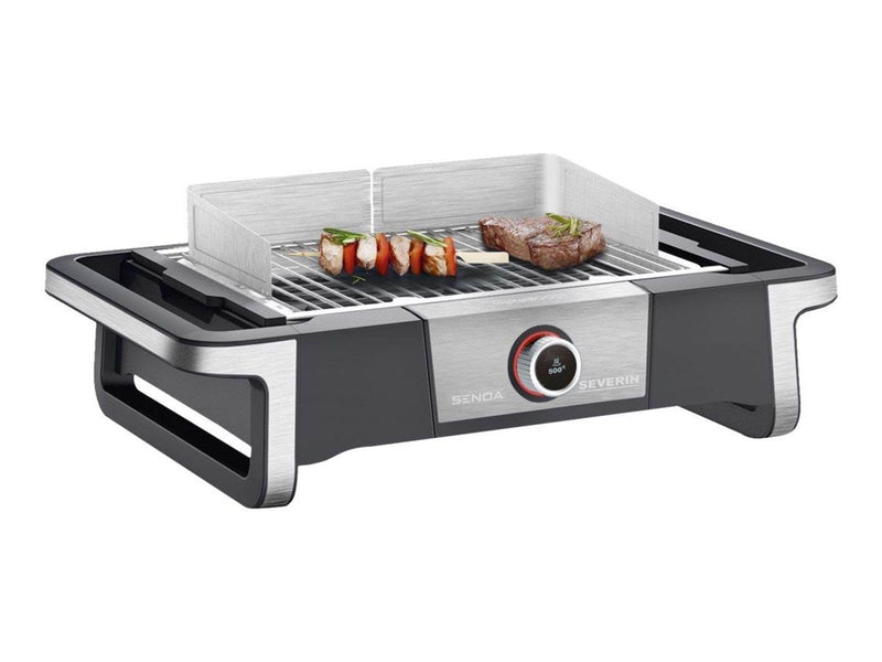 SEVERIN PG 8114 SENOA DigitalBOOST - barbeque grill - black / silver