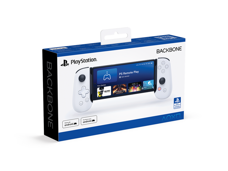 Backbone One for Playstation (Android) - White - Wired Controller - Android