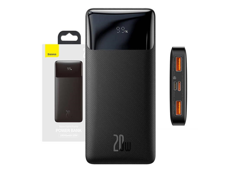Baseus Bipow 10000mAh 20W - Black Powerbank (Akku) - schwarz - 10000 mAh