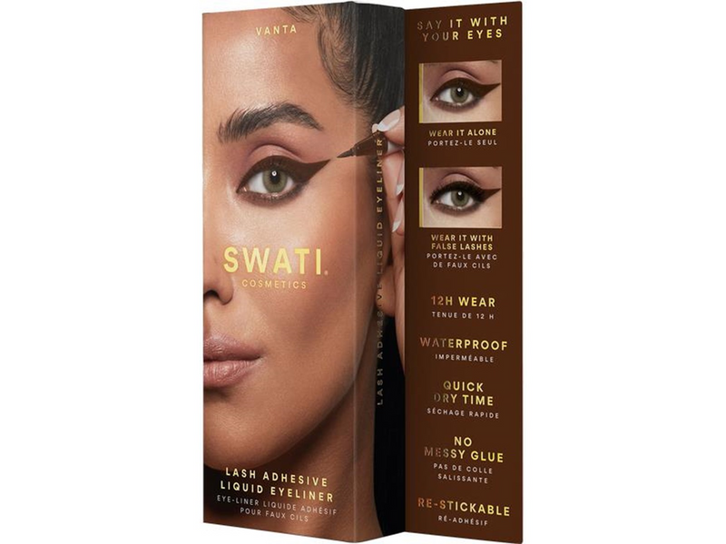 SWATI VANTA Lash Adhesive Liquid Eyeliner Brown