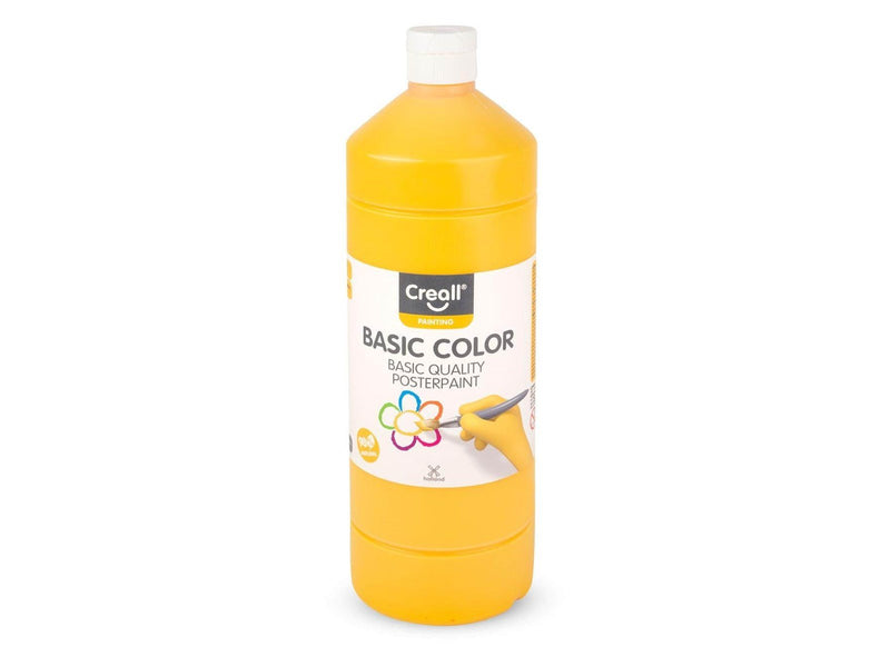Creall School paint Dark yellow 1 liter