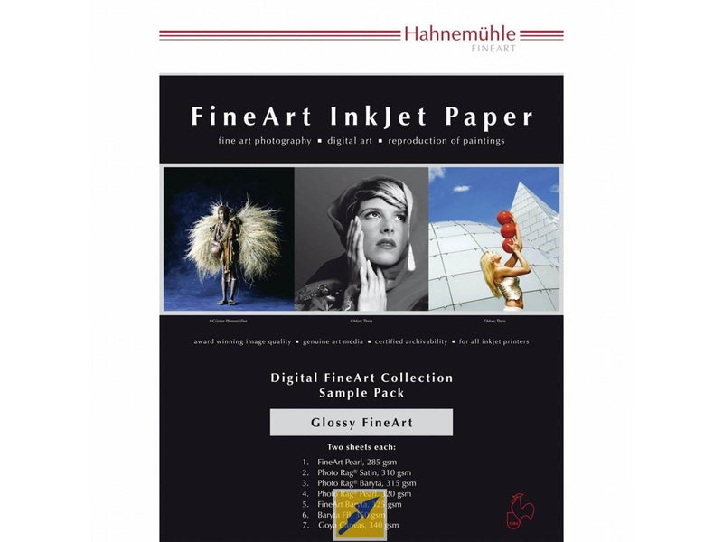 Hahnemühle Digital FineArt - paper - glossy - 12 sheet(s) - A4 (pack of 6)