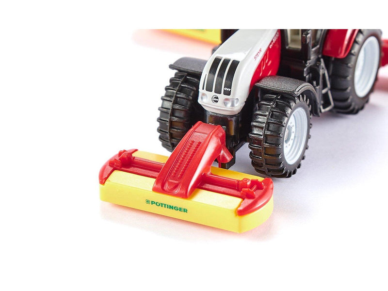 SIKU Steyr with Poettinger mower combination