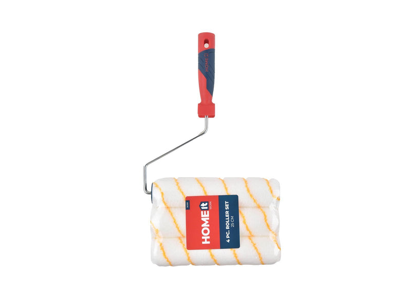 Workit Paint Roller Set with 2 Extra Rollers 25 cm