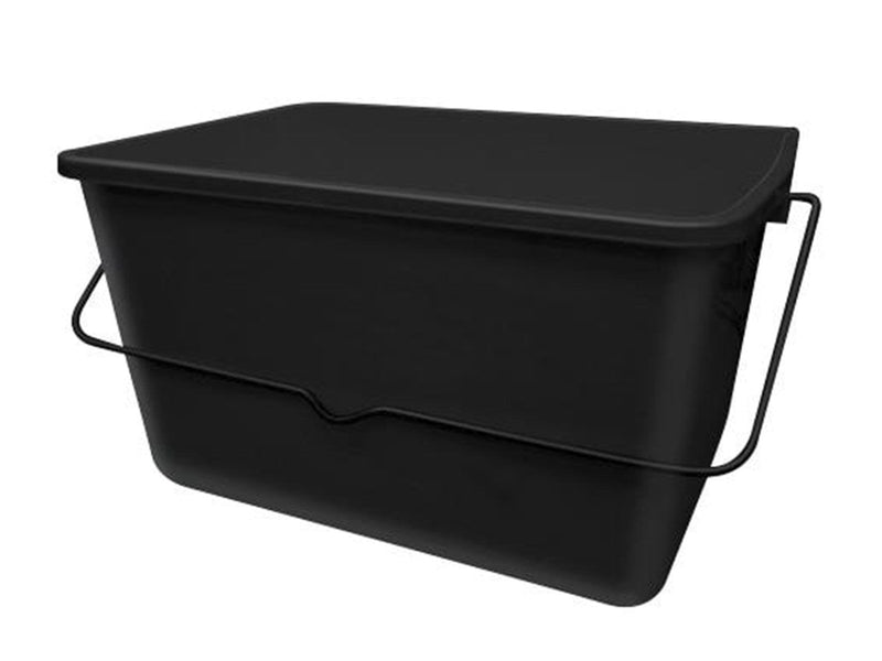 Workit Square Paint Roller Bucket 10 Liters Black