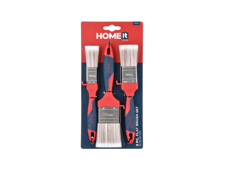Workit Brushes in Set of 3 Flat 25/35/50 mm
