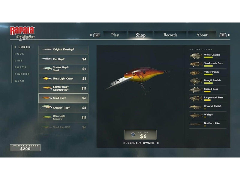 Rapala Fishing Pro Series - Sony PlayStation 4 - Simulator - PEGI 3