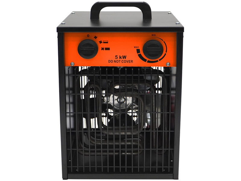 Homeit Industrial Fan Heater with 2 Steps 400V 5000W