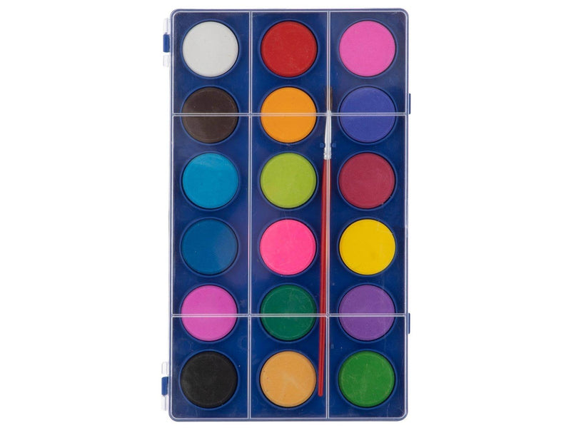 Grafix Watercolor Palette with Brush 18 colors.