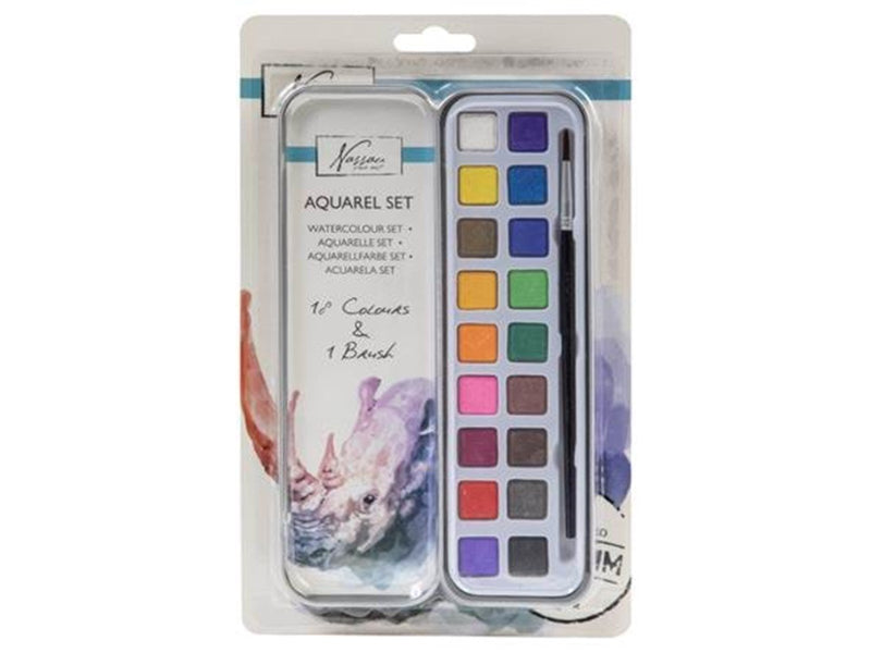 Nassau Watercolor Paint Set 18 colors