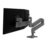Ergotron LX Pro Monitor Tischhalterung - für 2 LCD-Displays - Dunkelgrau
