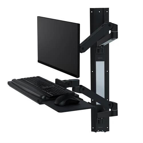 Ergotron LX Pro Wandhalterung - für LCD-Display / Tastatur / Maus - weiß