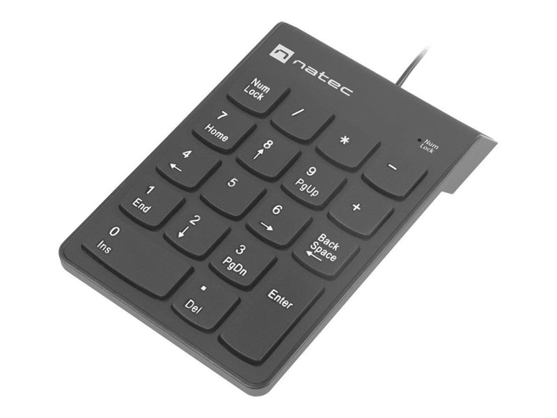 Natec Goby 2 - keypad - black - Numpad - Schwarz