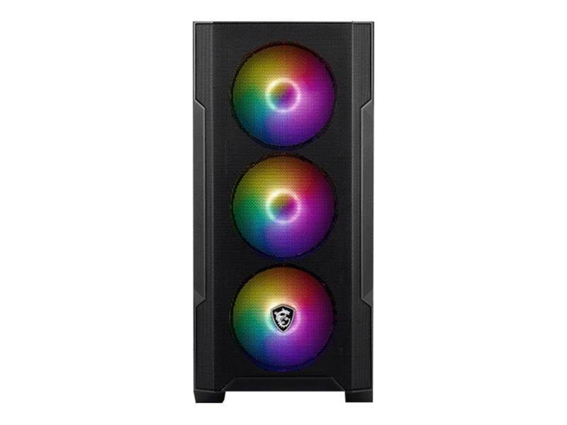 MSI MAG FORGE M100R - Gehäuse - Tower - Schwarz