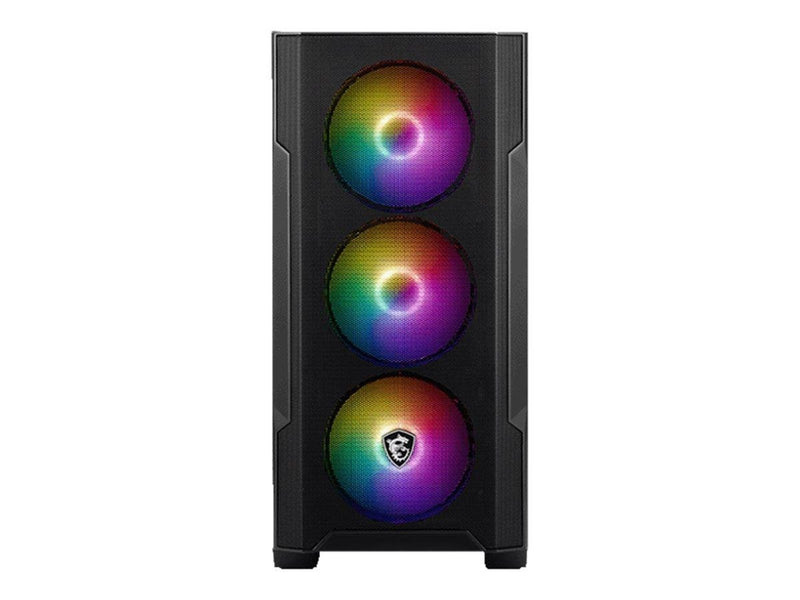 MSI MAG FORGE M100R - Gehäuse - Tower - Schwarz