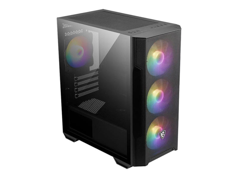MSI MAG FORGE M100R - Gehäuse - Tower - Schwarz