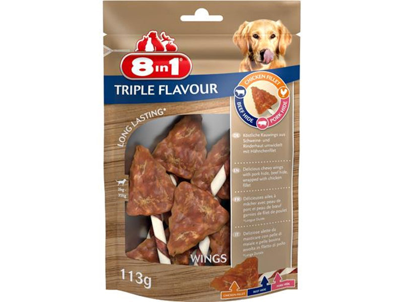 8 in 1 8in1 Triple Flavour wings 6 pcs