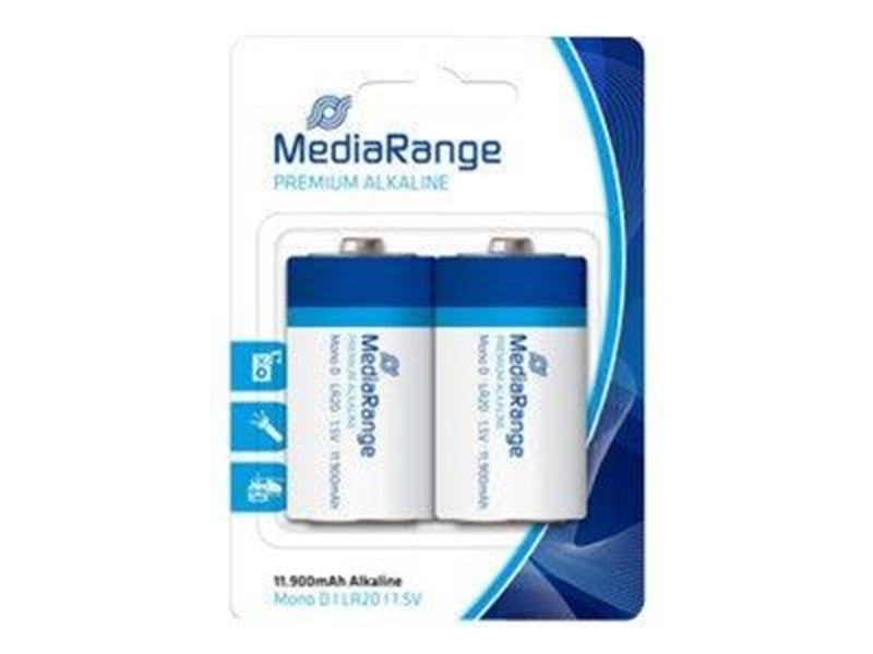 MediaRange Premium MRBAT109 battery - 2 x D - Alkaline