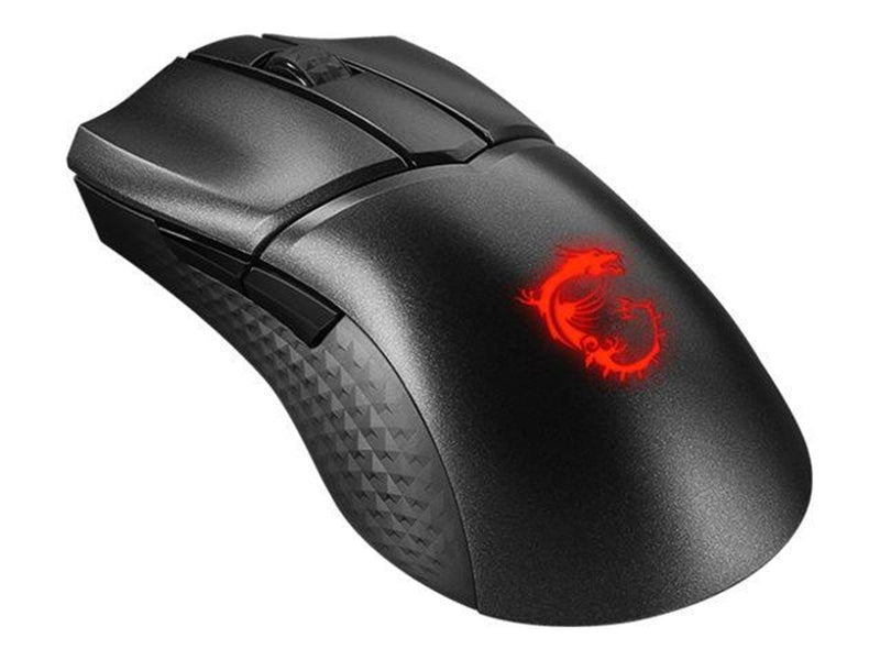 MSI Clutch GM31 - mouse - 2.4 GHz - Maus (Schwarz)
