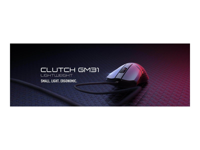 MSI Clutch GM31 - mouse - 2.4 GHz - Maus (Schwarz)