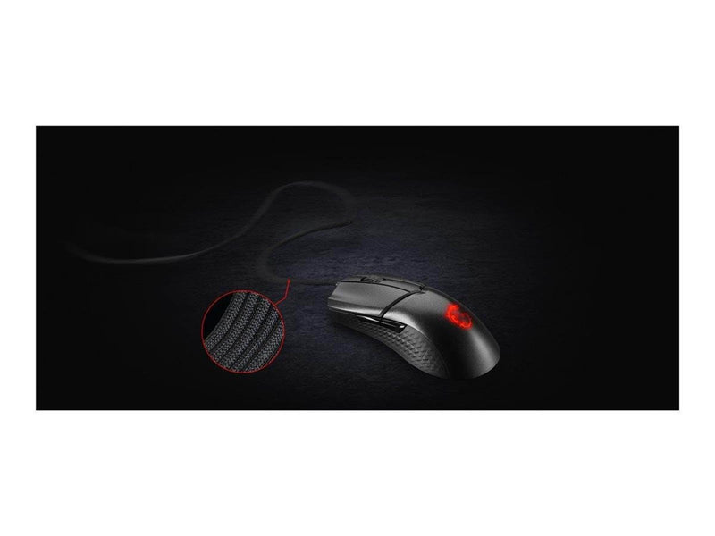 MSI Clutch GM31 - mouse - 2.4 GHz - Maus (Schwarz)